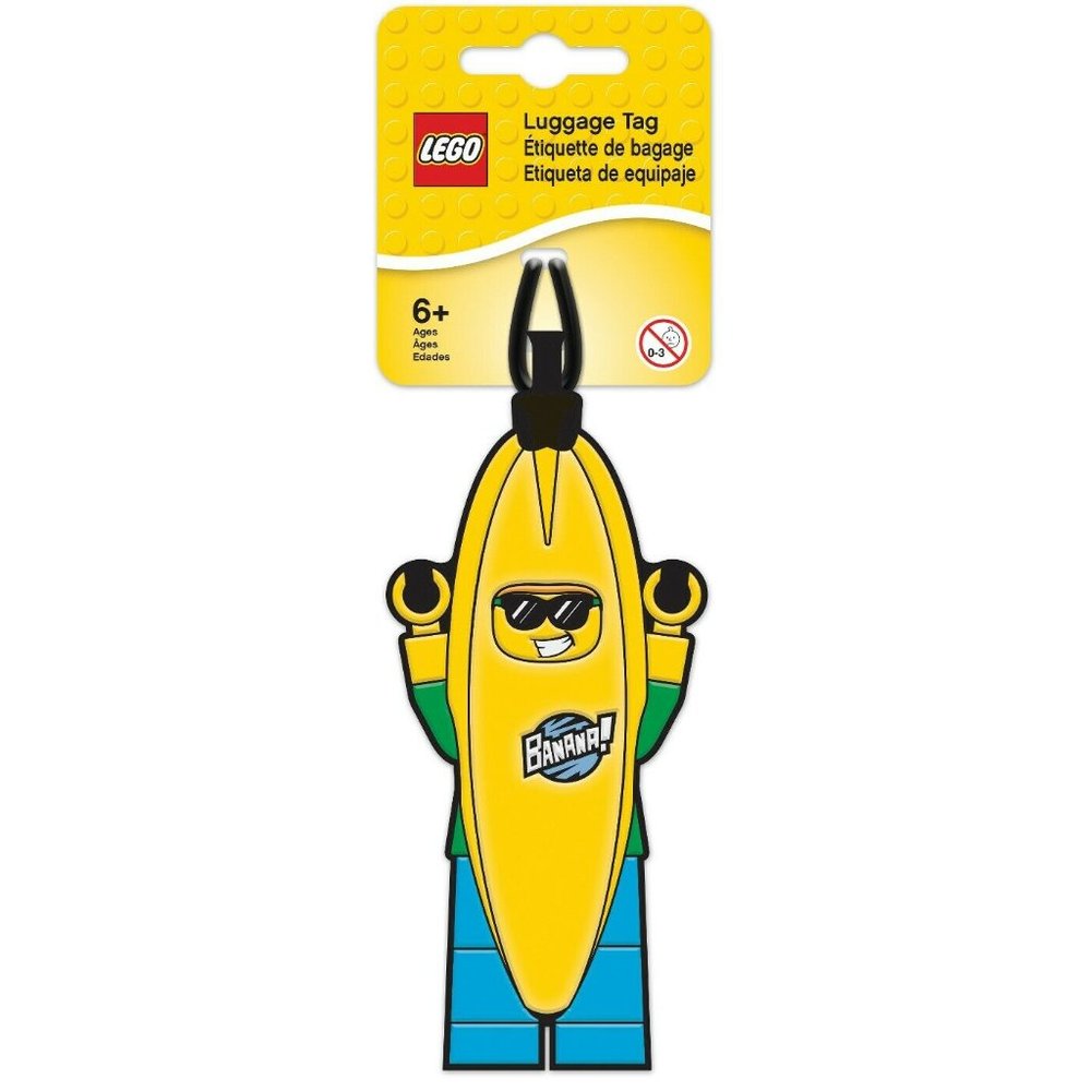 Copy- LEGO Banana Guy Luggage Tag